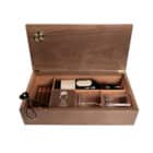 cajas limitadas cigar box κουτί πούρων ξύλινο μπουκάλι ποτήρι λογότυπο los fumadores πούρα πουροκόφτης