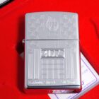 Barbour Street Building 50th Anniversary Αναπτήρας μεταλλικός ασημένιος γυαλιστερός στο εσωτερικό του κουτιού του