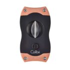 Πουροκόφτης V-CUT Black & Gold κόφτης πούρων σε χρώμα μαύρο και χρυσό-ροζέ