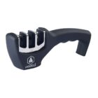 Ακονιστήρι Μαχαιριών χειρός σε μαύρο χρώμα με τρεις υποδοχές για μαχαίρια