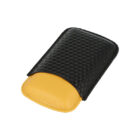 ANGELO - Δερμάτινη Πουροθήκη Δίχρωμη για 3 Πούρα Δαχτυλίδι 56 (813011) μαύρη-κίτρινη