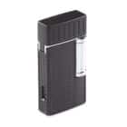 COLIBRI - Julius Αναπτήρας Διπλής Φλόγας Chrome-Μαύρο (LI221C)