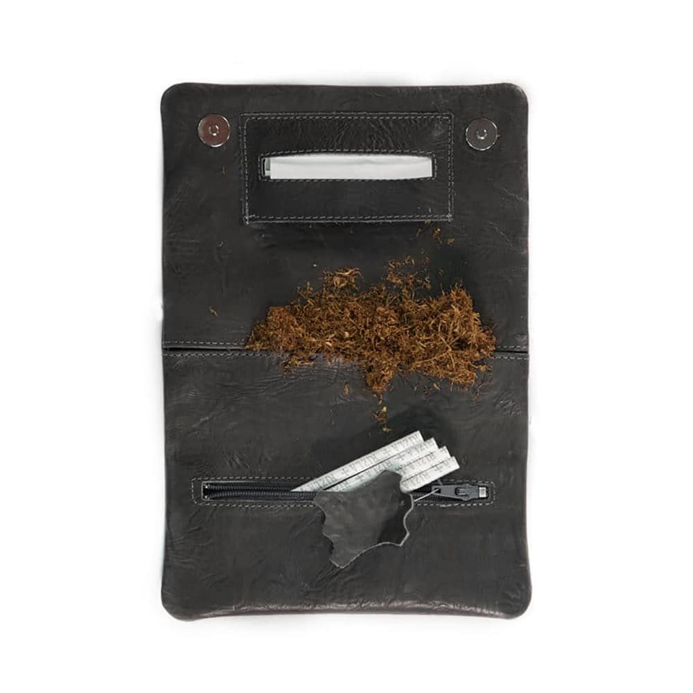 MESTANGO - Grain Δερμάτινη Θήκη Καπνού Στριφτού (Μαύρη) (2012)