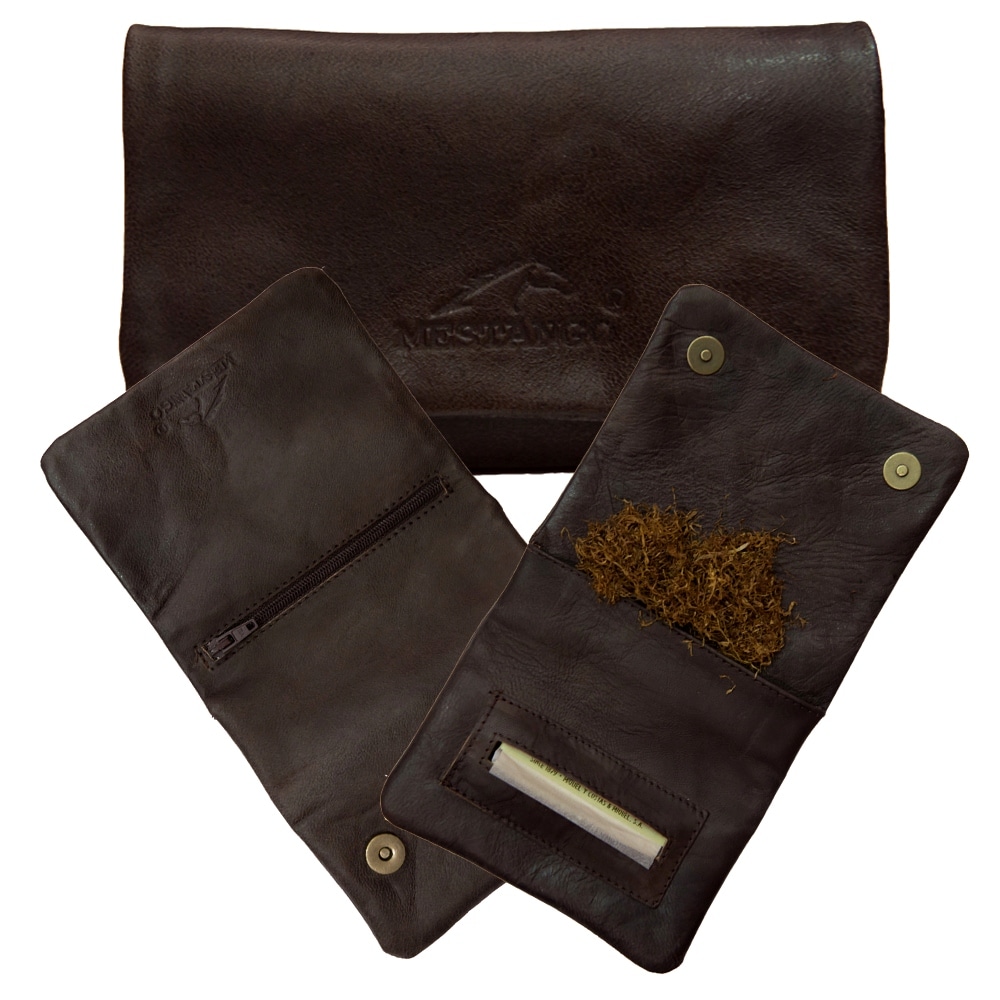 MESTANGO - Pocket Δερμάτινη Θήκη Καπνού Στριφτού (Καφέ) (2009)