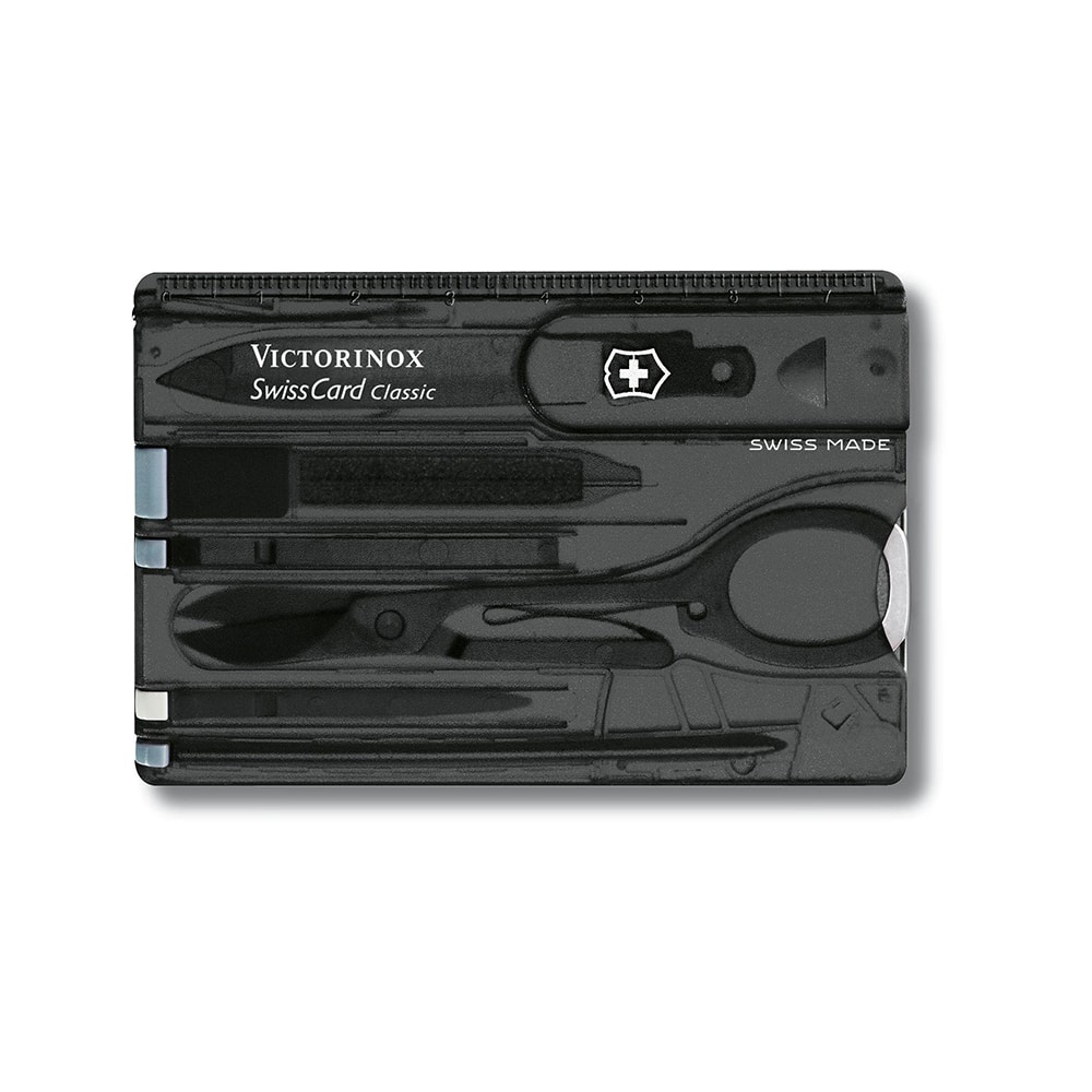 victorinox swisscard black 1 VICTORINOX - Swiss Card Classic Μαύρο, θήκη για εργαλεία