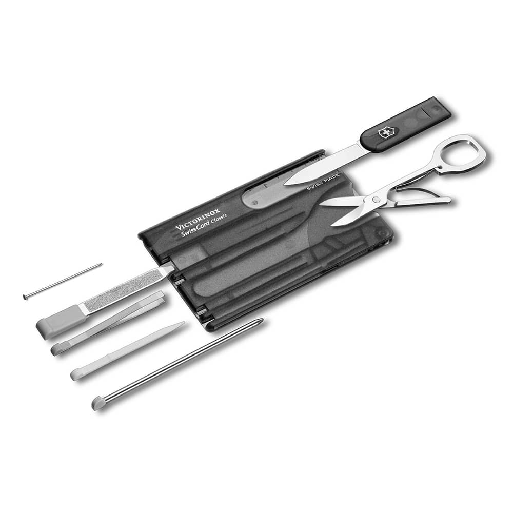 VICTORINOX - Swiss Card Classic Μαύρο, θήκη για εργαλεία