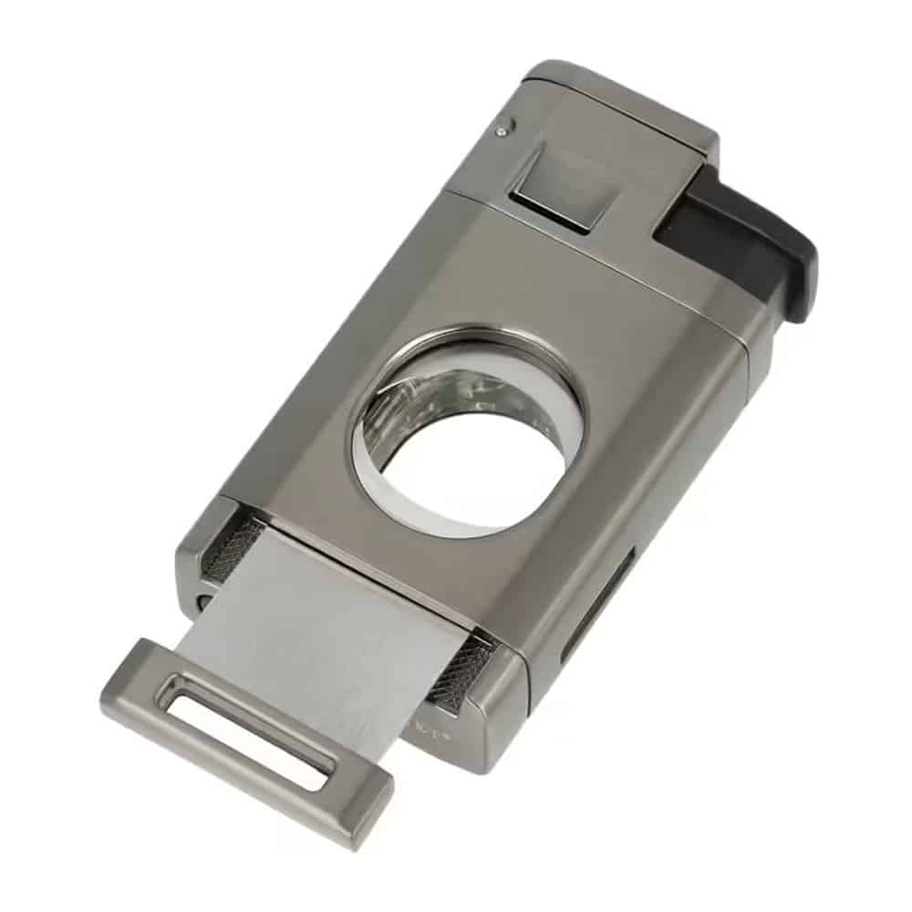 WINJET – Τριπλός Αντιανεμικός Αναπτήρας με Κόφτη Γκιλοτίνα Gunmetal (310054)