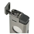 WINJET – Τριπλός Αντιανεμικός Αναπτήρας με Κόφτη Γκιλοτίνα Gunmetal (310054)