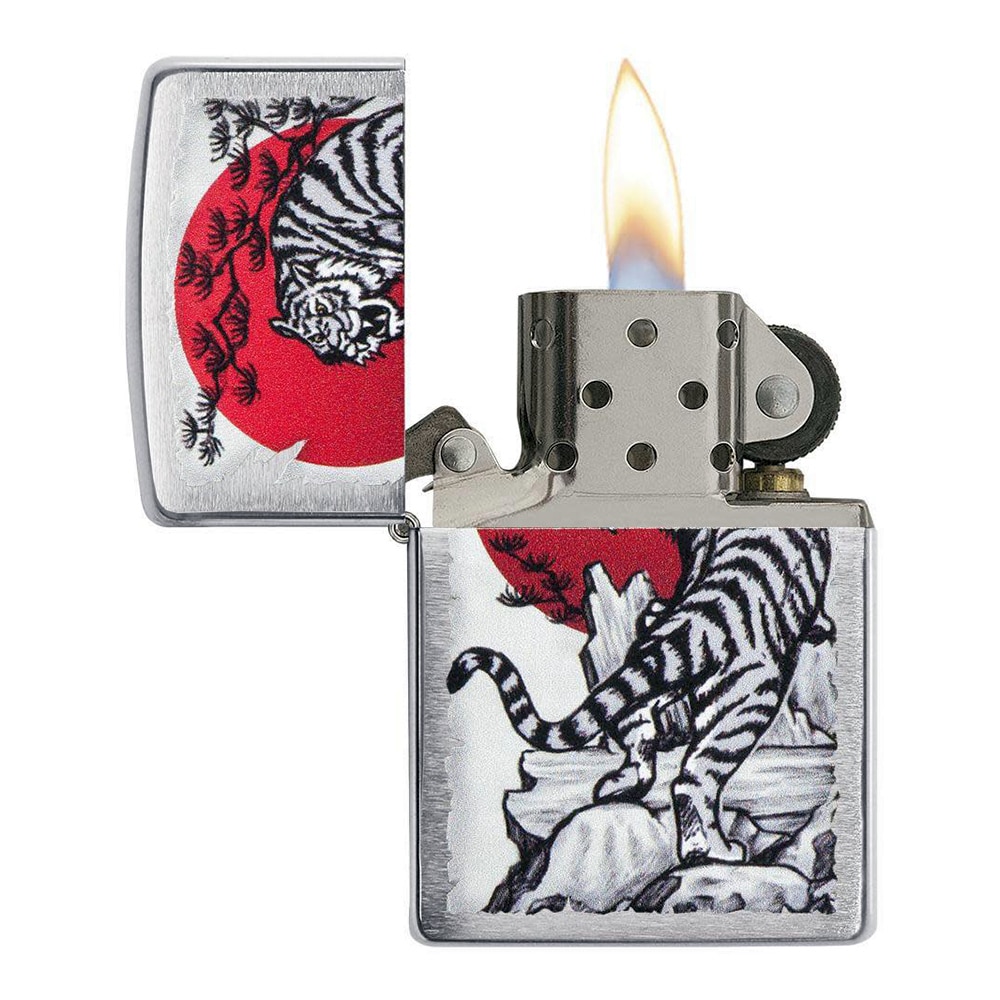 ZIPPO - Asian Tiger Αναπτήρας (29889), με σχέδιο τίγρης