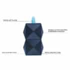 COLIBRI - Quasar Επιτραπέζιος Αναπτήρας Πούρου Τριπλός Jet Μπλε (LI710T1) αντιανεμικός