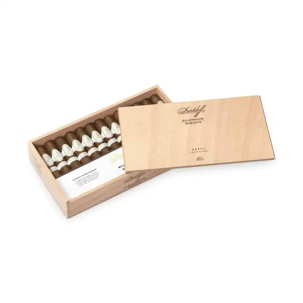 DAVIDOFF - Millennium Robusto, πούρο ρομπούστο, Δομινικανής Δημοκρατίας, πούρα σε ξύλινο κουτί