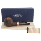 SAVINELLI - Marte Rusticated 320 Πίπα Καπνού, ξύλινη, καφέ, ρουστίκ, μαζί με ξύλινα φίλτρα πίπας