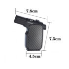 SILVER MATCH – Prague Quad Jet Αναπτήρας (40674365), αντιανεμικός, γκρι-κάρμπον