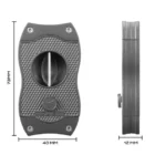 COLIBRI - Πουροκόφτης V-CUT Diamond Gunmetal (CU300T35), μεταλλικός, γκρι