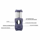 COLIBRI - Πουροκόφτης V-CUT Diamond Navy (CU300T35), μεταλλικός, μπλε