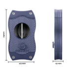 COLIBRI - Πουροκόφτης V-CUT Diamond Navy (CU300T35), μεταλλικός, μπλε