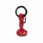 MESTANGO - Δερμάτινο Knot Μπρελόκ, κόκκινο