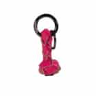 MESTANGO - Δερμάτινο Knot Μπρελόκ, φούξια