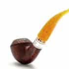 RATTRAYS - Monarch Sandblasted 178 Πίπα Καπνού, ξύλινη, καφέ, με κίτρινο επιστόμιο