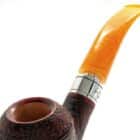 RATTRAYS - Monarch Sandblasted 178 Πίπα Καπνού, ξύλινη, καφέ, με κίτρινο επιστόμιο