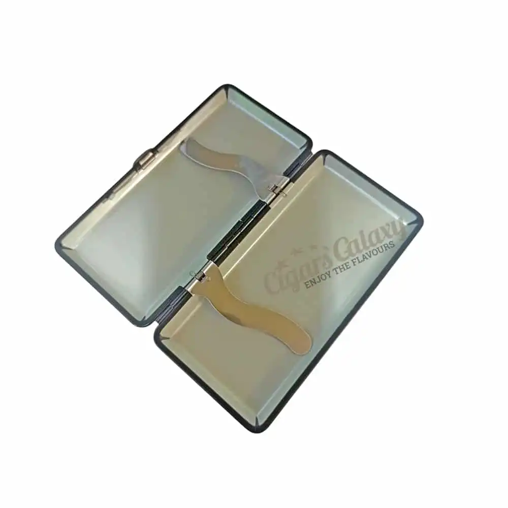 ANGELO - Ταμπακιέρα για 12 τσιγάρα 110mm (802270), μαύρη