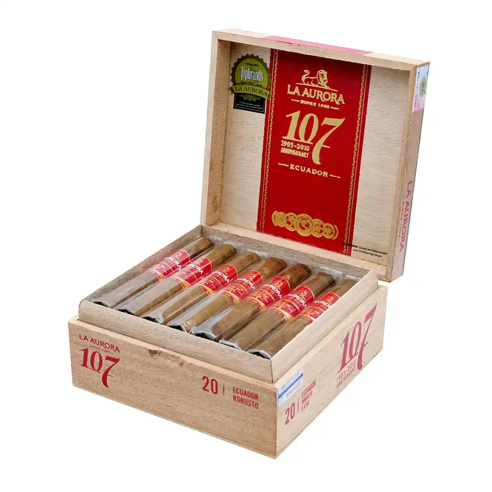 LA AURORA - 107 Ecuador Robusto, πούρο, κουτί πουρων