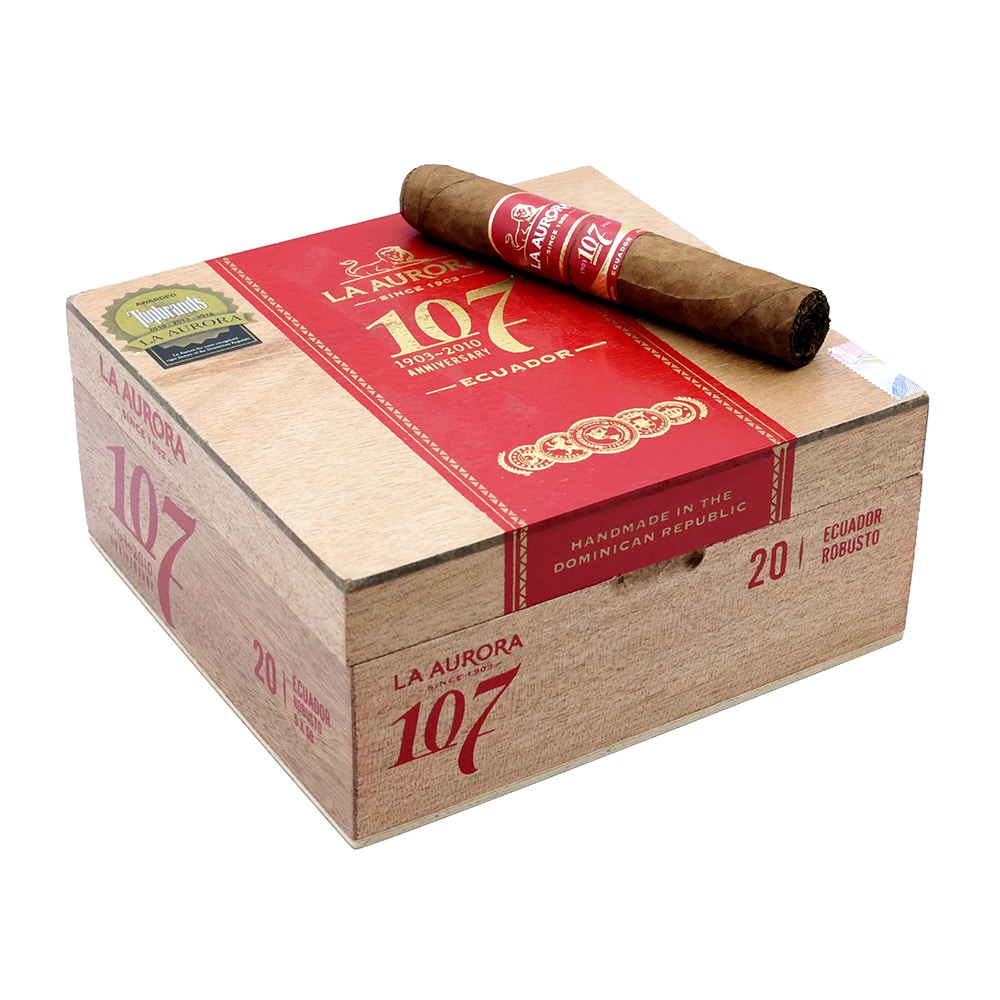LA AURORA - 107 Ecuador Robusto, πούρο, πούρο πάνω σε κουτί