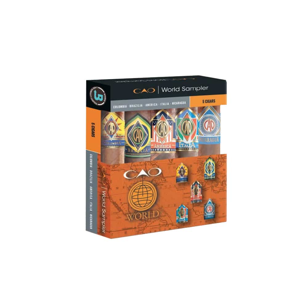 CAO - World Sampler Robusto 5's