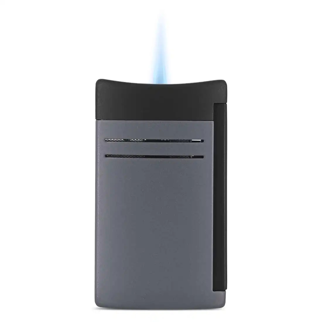 S.T. DUPONT - Maxijet Αναπτήρας Jet Black Matt Graphite (020166), αντιανεμικός, μαύρος