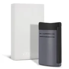 S.T. DUPONT - Maxijet Αναπτήρας Jet Black Matt Graphite (020166), αντιανεμικός, μαύρος
