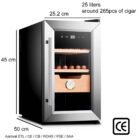 Cigar Cabinet Cooler (142), υγραντήρας-ψυγειάκι για πούρα