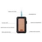 COLIBRI - Αναπτήρας RALLY Black/Rose Gold LI360T6