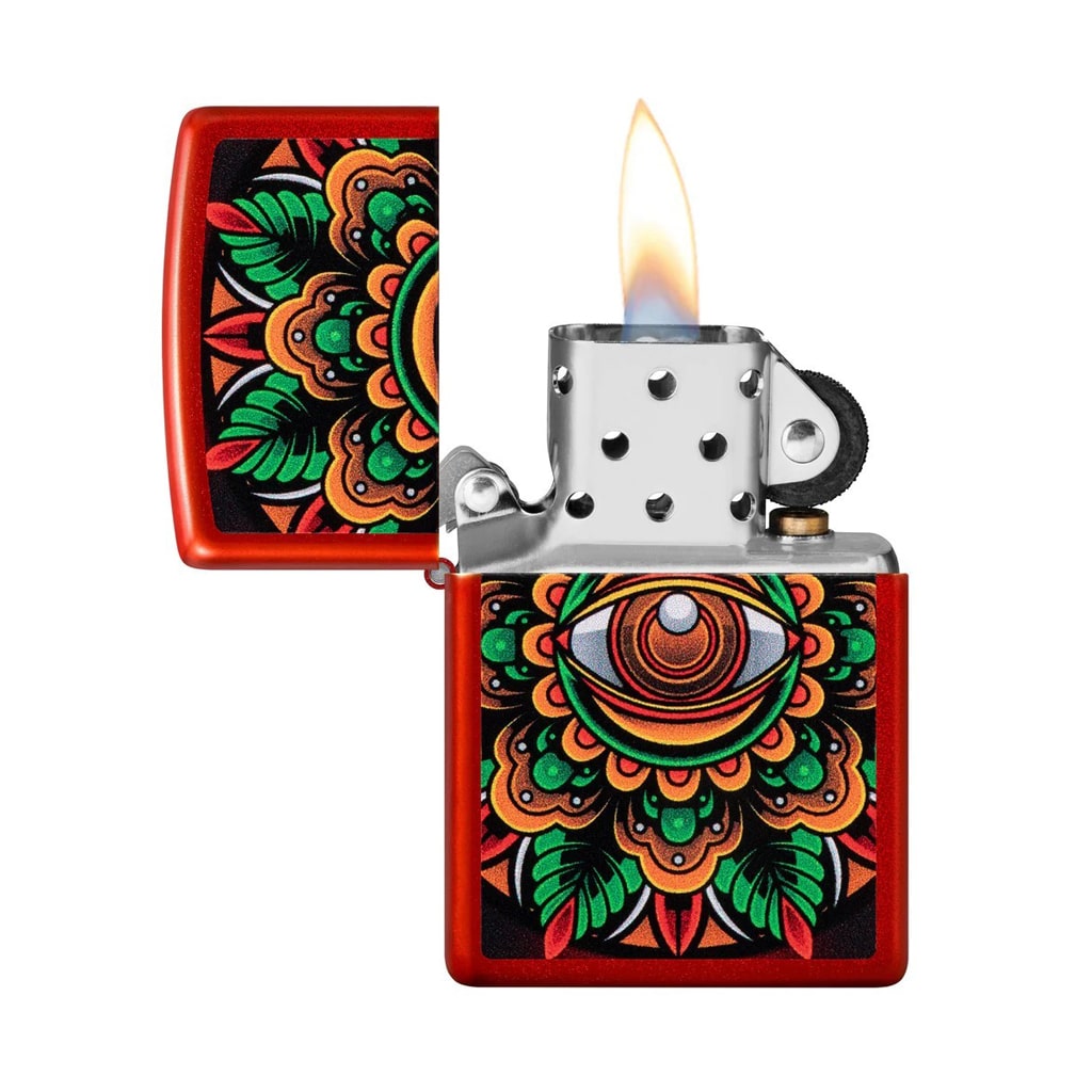 ZIPPO - Counter Culture Eye Design Αναπτήρας (48678), κόκκινος