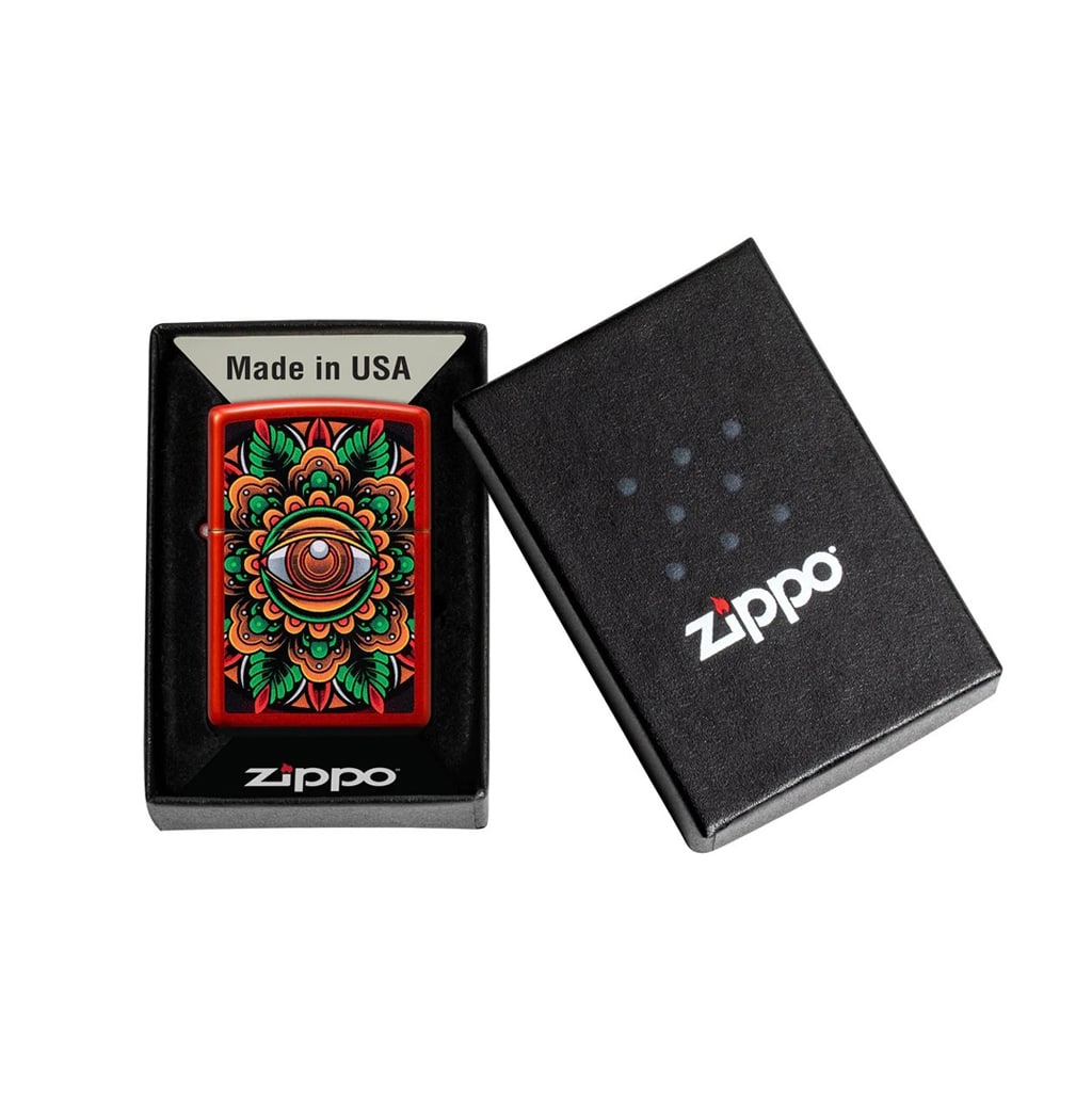 ZIPPO - Counter Culture Eye Design Αναπτήρας (48678), κόκκινος