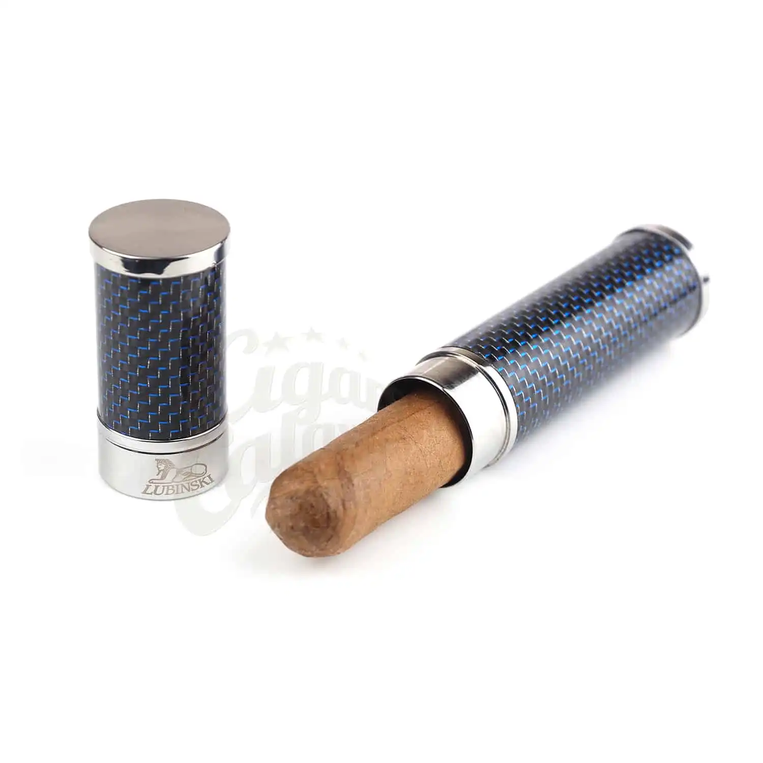LUBINSKI - Carbon Fiber Θήκη για 1 Πούρο σε μέγεθος Robusto (112B)