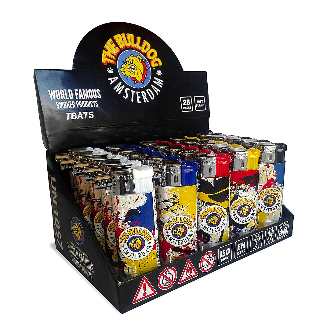 THE BULLDOG AMSTERDAM - Αναπτήρας Πίπας Splash Ηλεκτρονικός-Επαναγεμιζόμενος (SM00089)