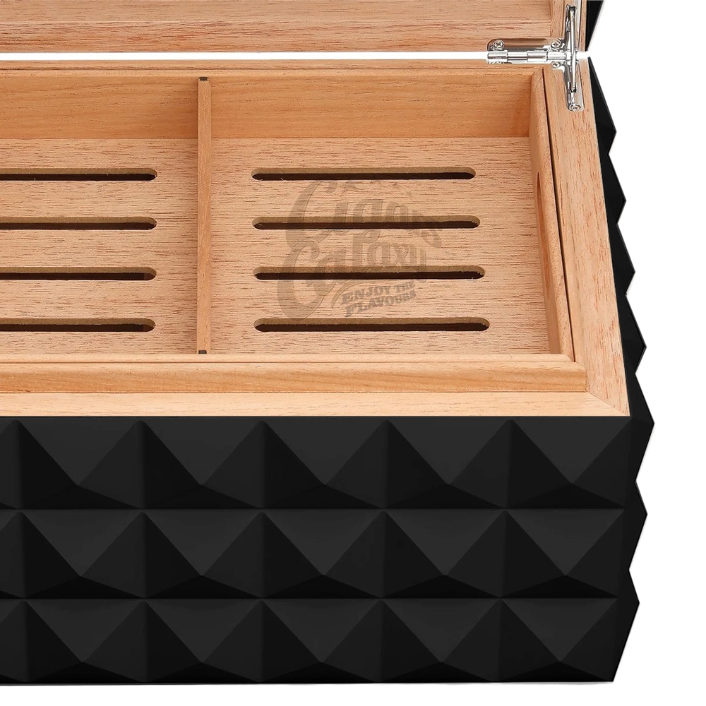 COLIBRI - Υγραντήρας Grand Quasar Black Για 175 Πούρα (CL-HU550T1), μαύρος