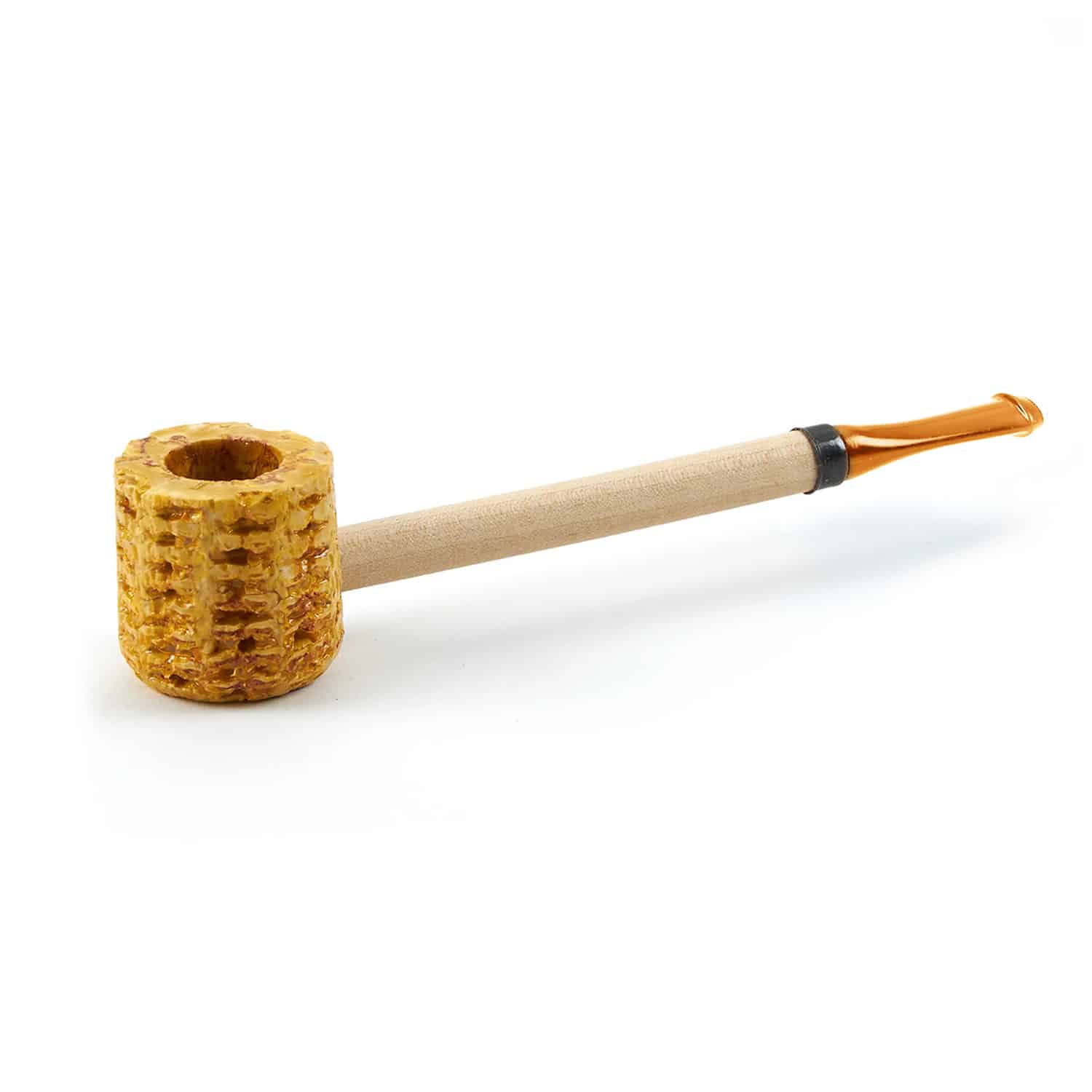 MISSOURI - Varnished Short Stop Corn Cob Άφιλτρη Πίπα Καλαμποκιού