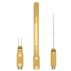 Cigar Draw Tool Αλουμινίου 4 σε 1 Χρυσό (2006-GOLD)