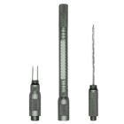 Cigar Draw Tool Αλουμινίου 4 σε 1 Γκρι (2006-GREY)