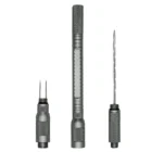 Cigar Draw Tool Αλουμινίου 4 σε 1 Γκρι (2006-GREY)