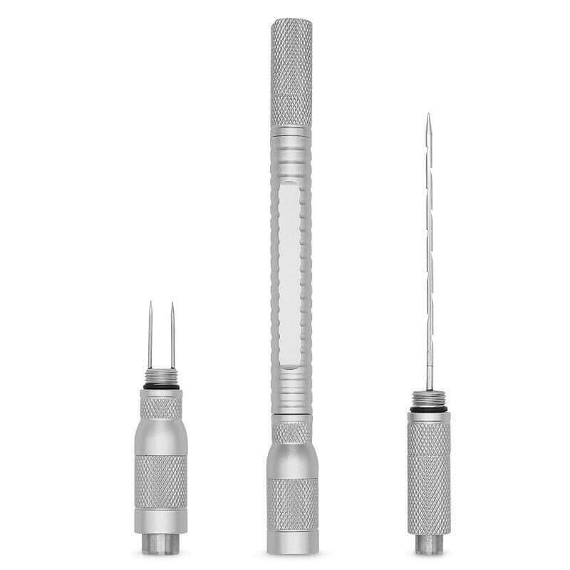 Cigar Draw Tool Αλουμινίου 4 σε 1 Ασημί (2006-SILVER)