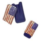 SIKARLAN - Δερμάτινη Θήκη Usa Flag για 3 Πούρα Ring 50 (4035-US)