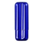 Carbon Fiber Μπλε Θήκη για 2 Πούρα (4036)