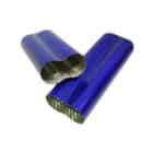 Carbon Fiber Μπλε Θήκη για 2 Πούρα (4036)