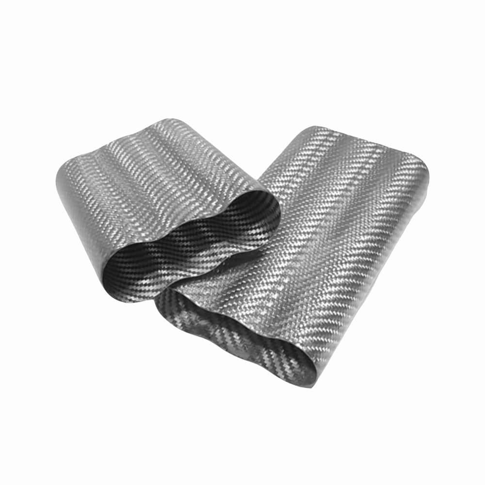 Carbon Fiber Θήκη για 3 Πούρα Ασημί (4037)