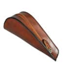 Καφέ Μονή Θήκη Πίπας από PU Leather (832009)