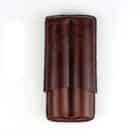 LUBINSKI - Δερμάτινη Θήκη για 2 Πούρα Καφέ Ring 60 (MB1382Ν)