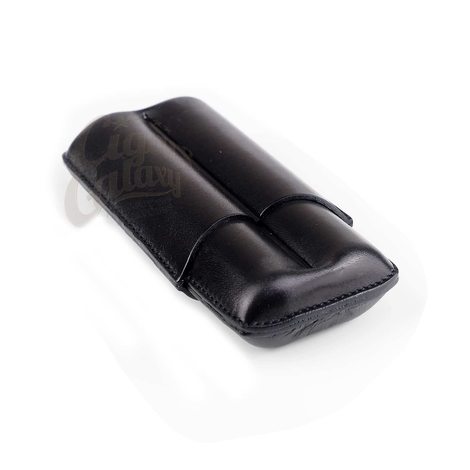 LUBINSKI - Δερμάτινη Θήκη για 2 Πούρα Μαύρη Ring 60 (MB1382Ν)