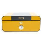 SAVINELLI - Yellow Lacquered Humidor in Carbon Fiber (S61201L), υγραντήρας
